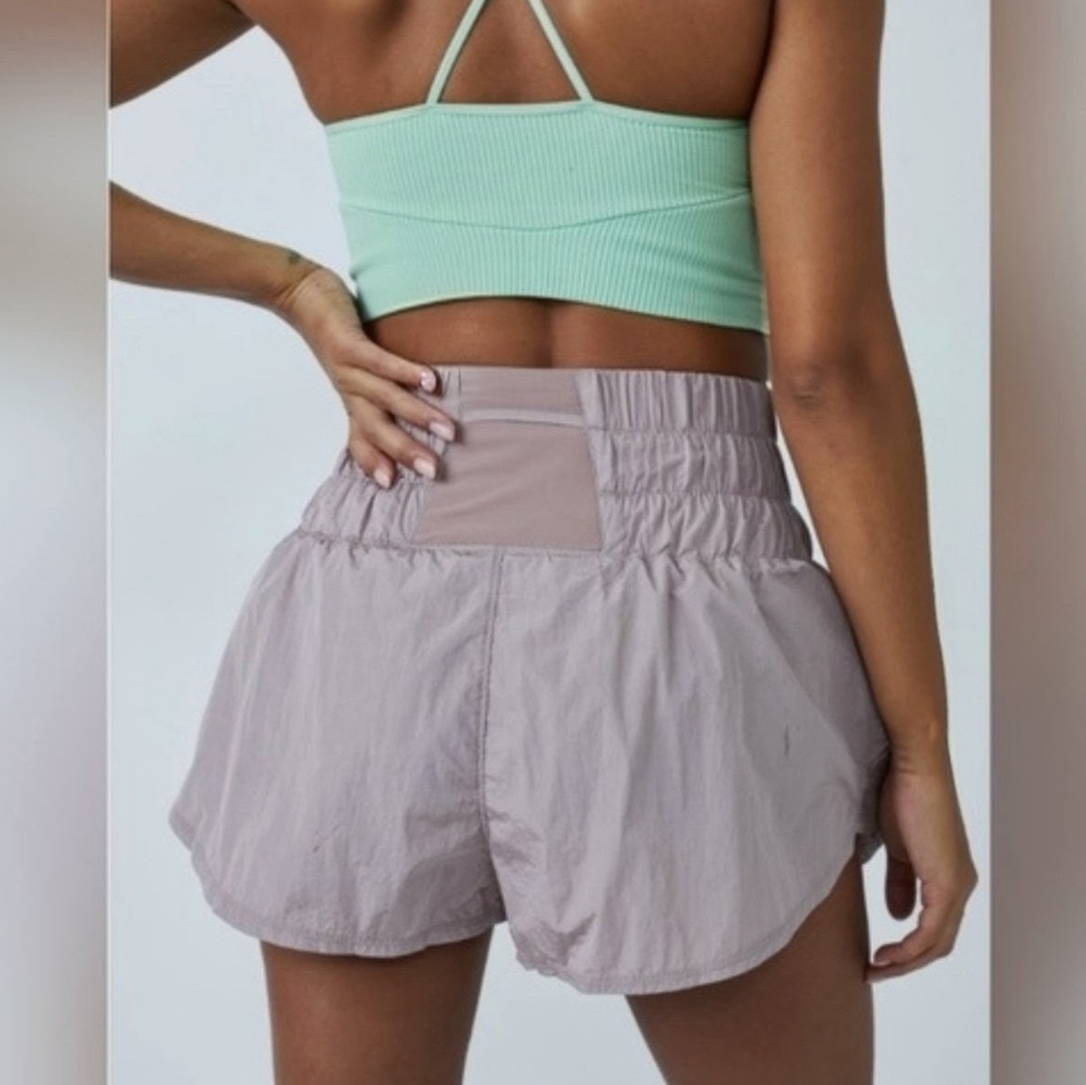 Free People Movement the Way Home skort Silver Mauve Lilac - Picture 2 of 12